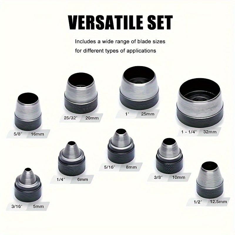 10Pcs Hollow Punch Set Heavy‑D - огляд і ціна Leatherwork Hole Punch