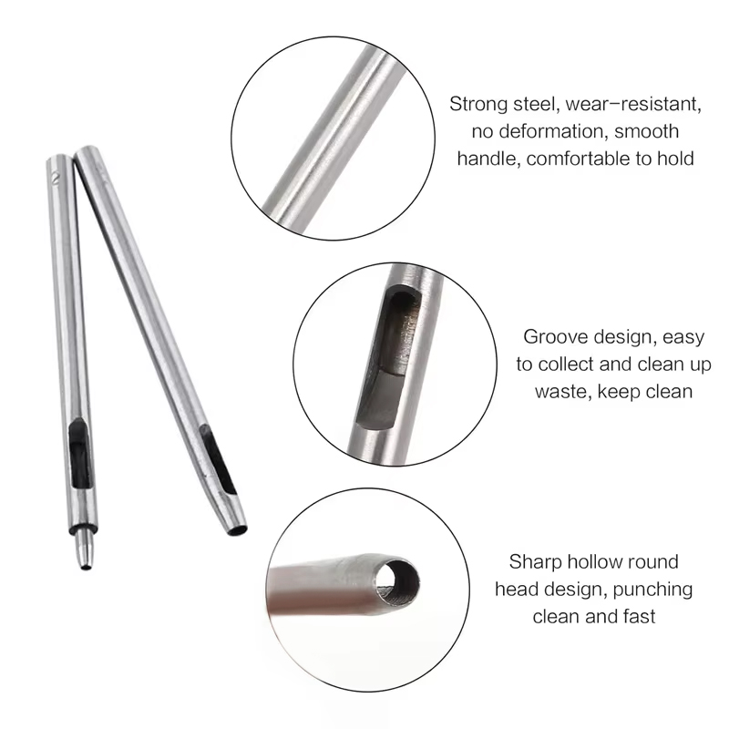 0.5-5mm Leather Hole Punch Too - огляд і ціна Leatherwork Hole Punch