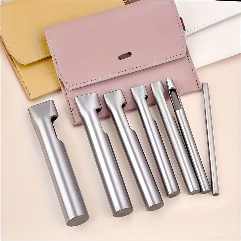 5pcs Leather Oblong Belt Hole  - огляд і ціна Leatherwork Hole Punch