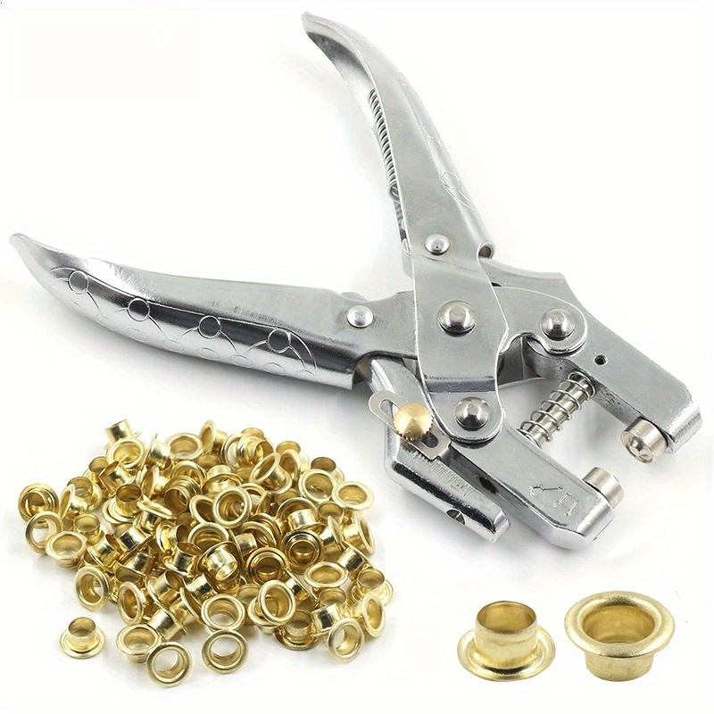 101Pcs Dual-Purpose Tool Gromm - огляд і ціна Leatherwork Hand Press