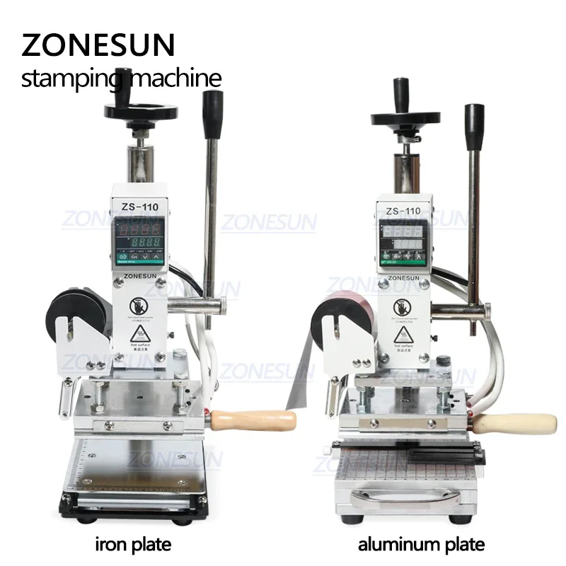 ZONESUN ZS110 Hot Foil Stampin - огляд і ціна Leatherwork Hand Press