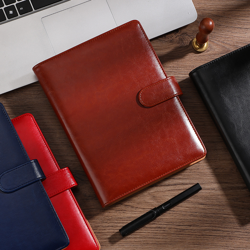 Business Leather Loose-Leaf No - огляд і ціна Leather Work Notepad