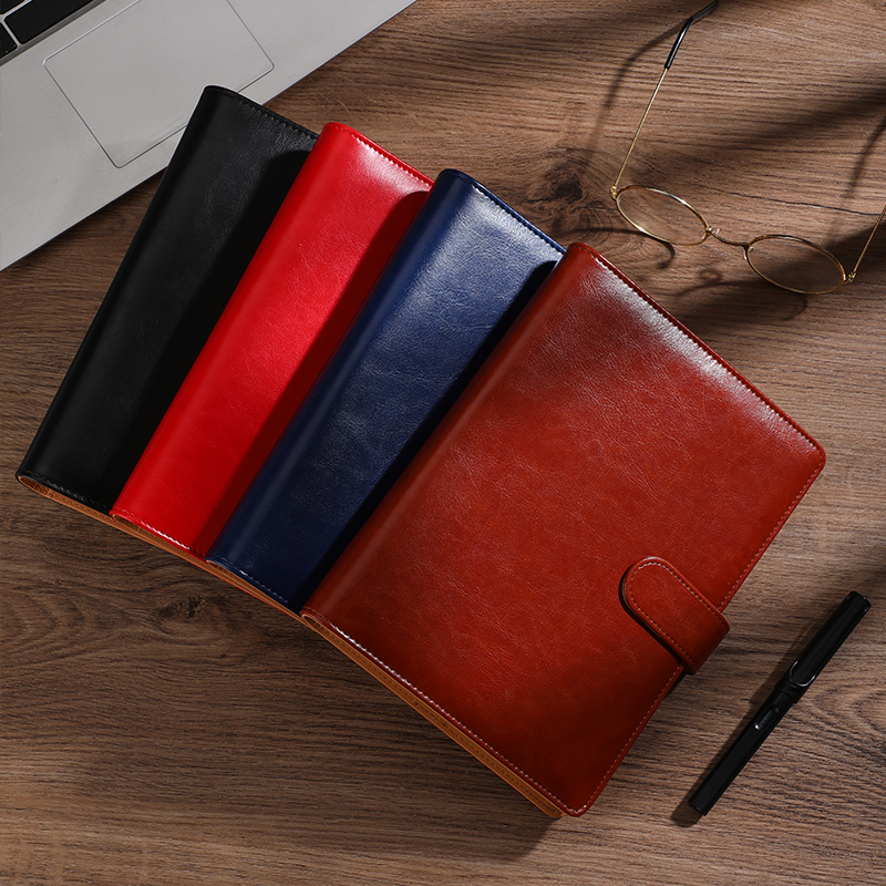 Business Leather Loose-Leaf No - огляд і ціна Leather Work Notepad