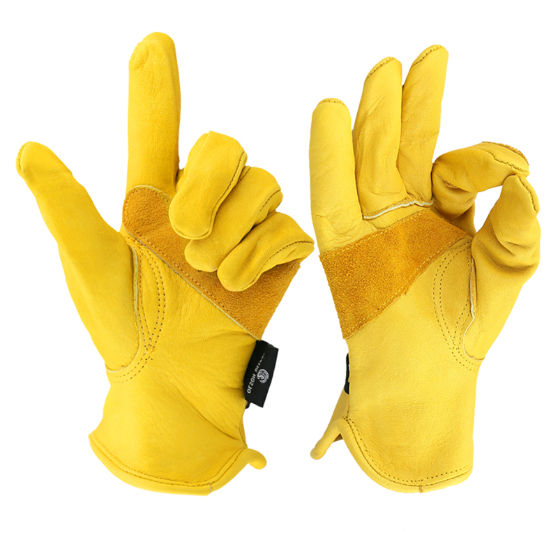 Work Gloves Cowhide Leather Fa - огляд і ціна Leather Work Factory