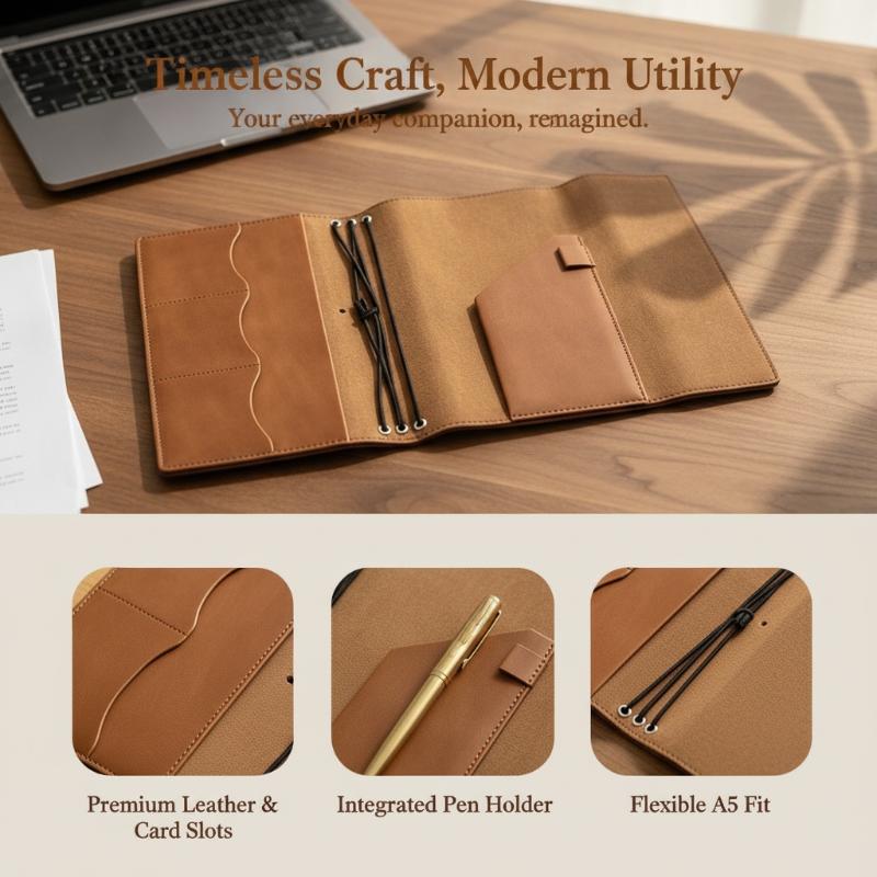 @*Refillable Crazy Horse Leath - огляд і ціна Leather Work Notepad