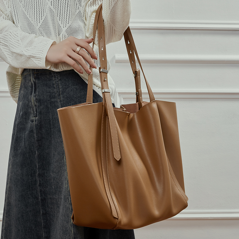 HIFASHION Large Genuine Leathe - огляд і ціна Leather Work Bag Women